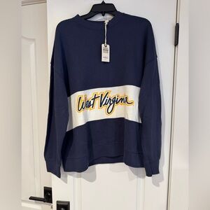 West Virginia University Navy Crewneck Sweatshirt